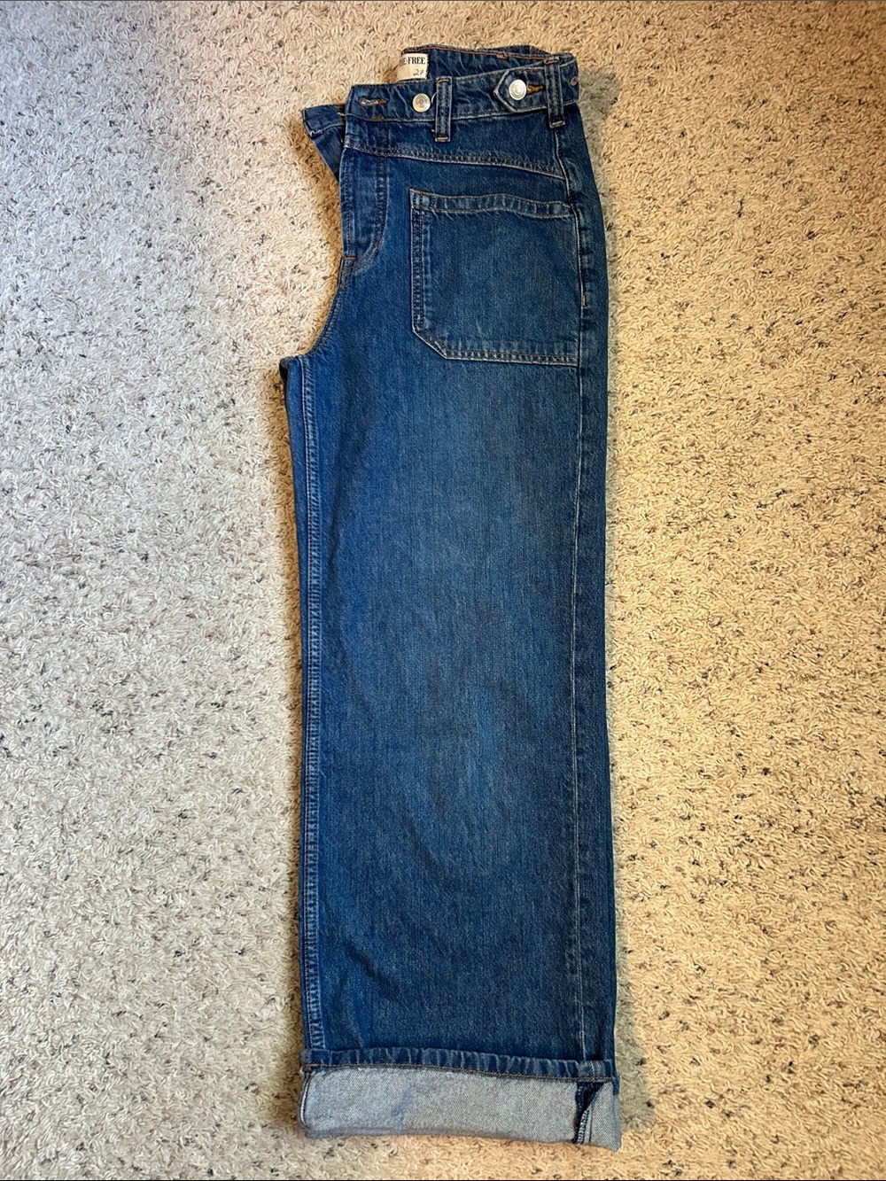 We the Free - Palmer Wide Leg Cuffed Jean